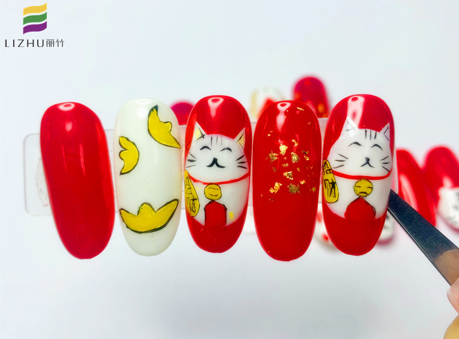 新年美甲，南寧專業(yè)美甲學校作品